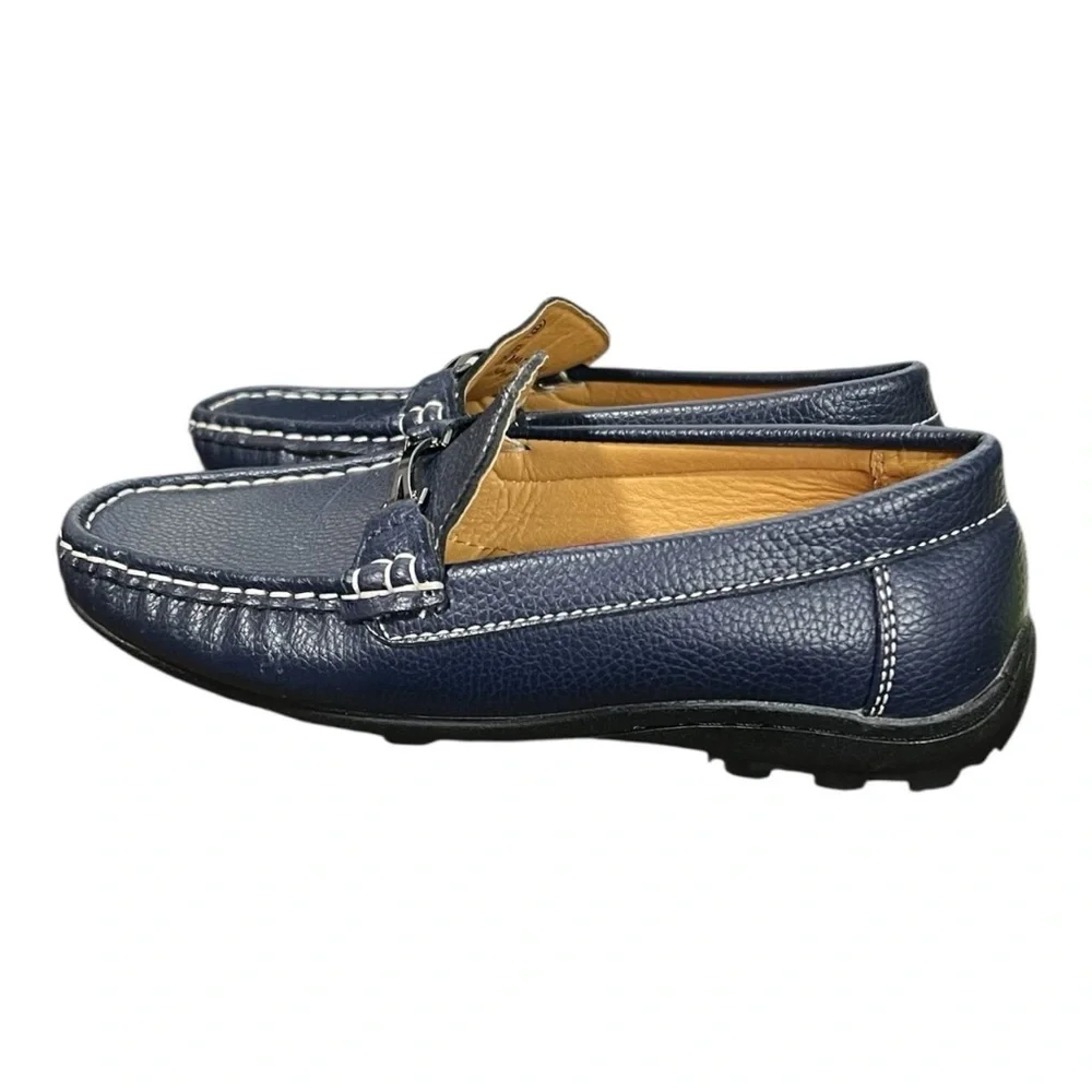 Steve Harvey Celebrity Edition Boys Blue Vegan Shoes Size 13